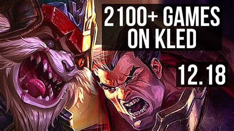 KLED Vs DARIUS TOP 4 1M Mastery 2100 Games 11 2 16 Legendary