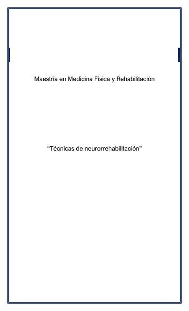 Técnicas de neurorrehabilitación Nutriva uDocz