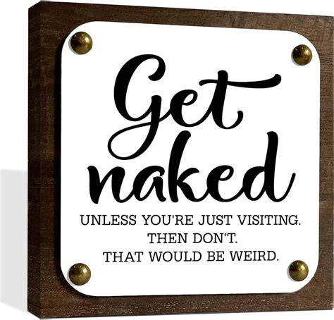 Amazon Bathroom Wood Sign Box Wood Plaques Desk D Cor Funny