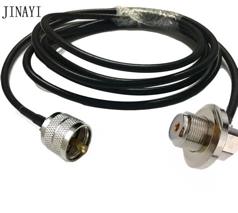 So239 Uhf Female To Uhf Pl259 Male Connector For Car Mobile Radio