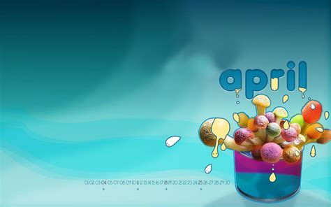 April Wallpaper Calendar - WallpaperSafari