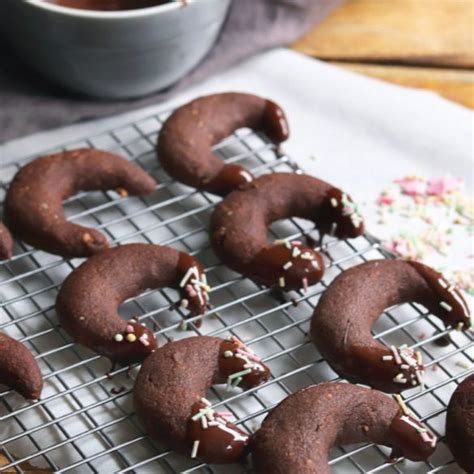 Dattelmakronen selber machen Plätzchen mit Datteln für Weihnachten