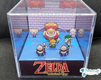 The Legend Of Zelda Minish Cap Gameboy D Diorama Cube Etsy