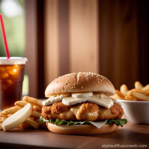 Savory Chick Fil A Chicken Sandwich Stable Diffusion Online