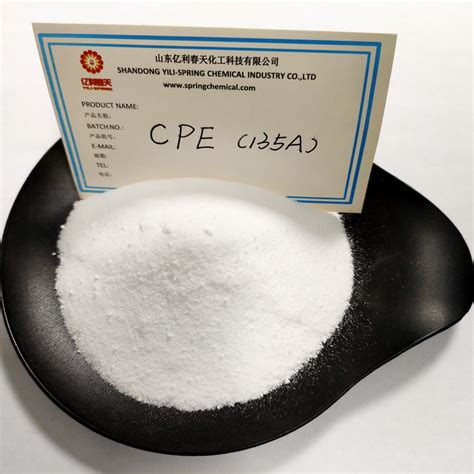 White Powder Pvc Chemical Additive Impact Modifier Cpe A