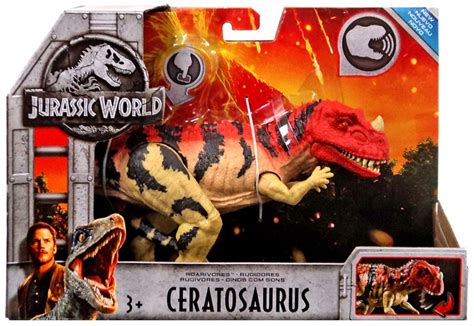 Jurassic World Fallen Kingdom Roarivores Ceratosaurus Action Figure Mattel Toywiz