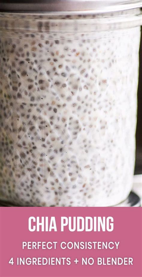 4 Ingredient Overnight Chia Pudding Artofit