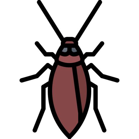 Cockroach Coloring Color Icon