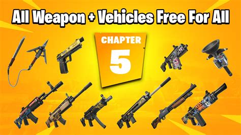 🔥 All Chapter 5 Weapons Ffa🔥 9961 3330 8848 De Erudite — Fortnite