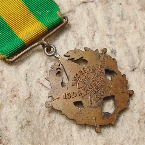 K Medalha Militar Brasileira Em Bronze De Anos Schmidt