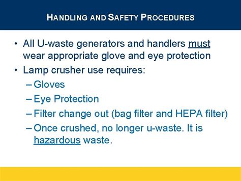 Universal Waste Training Why Youre Here Universal Wastecertain