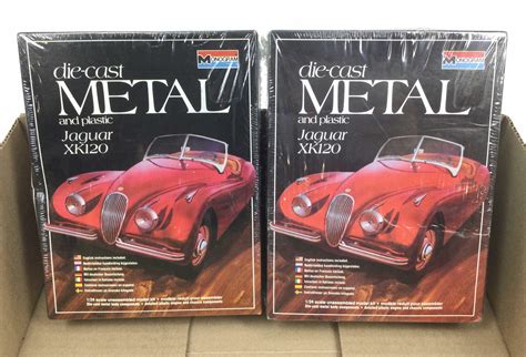 Lot 2 Sealed Monogram Diecast Metal Model Car Kits