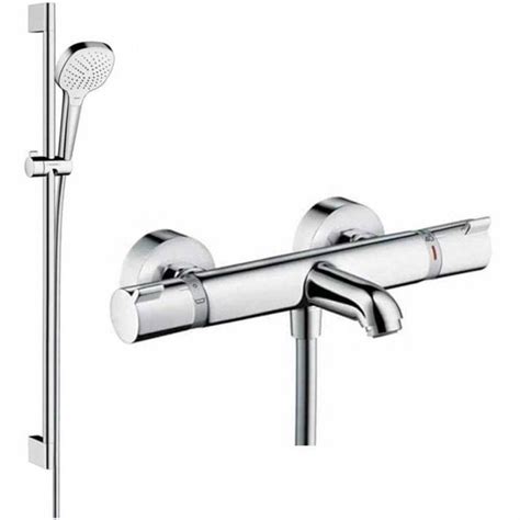 Hansgrohe Soft Cube Croma Select Rail Kit With Thermostatic Bath Shower