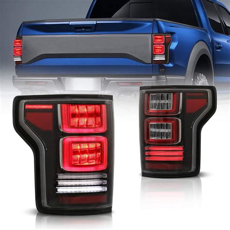 MOSTPLUS Full LED Tail Lights Compatible For Ford F 150 F150 2015 2016