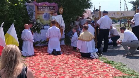 30 maja uroczystość Najświętszego Ciała i Krwi Chrystusa Parafia pw