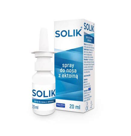 Solik Spray Do Nosa Z Ektoin Ml Leki I Suplementy Oczy I Nos