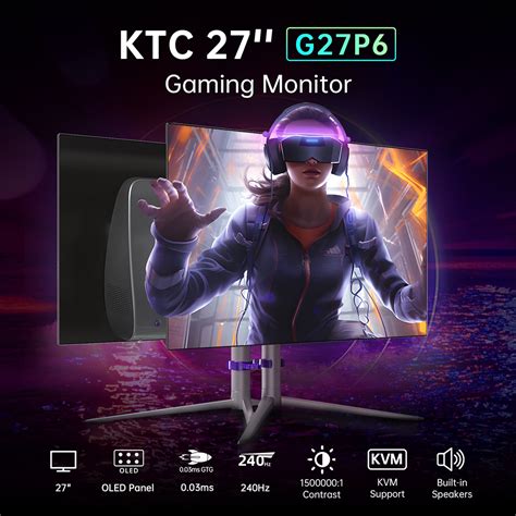 Ktc G P Inch Oled Gaming Monitor With X Resolution Hz