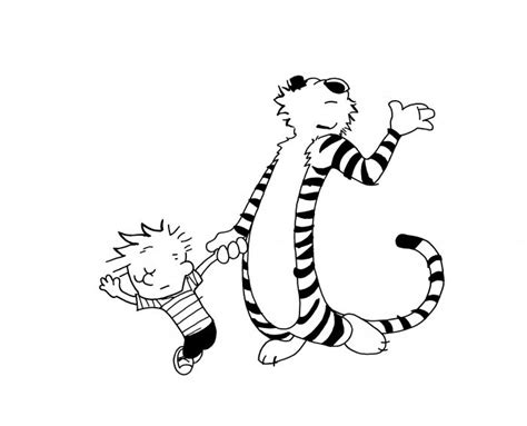 Calvin And Hobbes Coloring Pages - Coloring Home