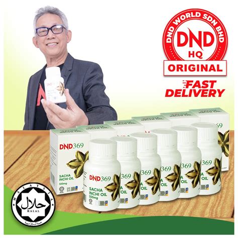 DND369 Sacha Inchi Oil Softgel 6 Botol X 60 Biji Shopee Malaysia