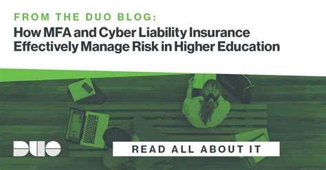 How Mfa And Cyber Liability Insurance Effectively Manage Risk In Higher