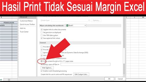 Hasil Print Tidak Sesuai Margin Excel YouTube