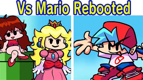 Friday Night Funkin Vs Mario Rebooted Semana Completa Luigi