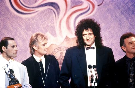 Freddie Mercury Roger Taylor Brian May And John Deacon Brit Awards