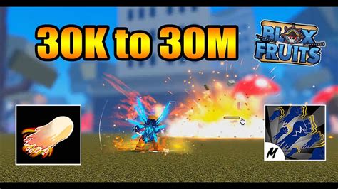 30k To 30m Bounty Hunting Blox Fruits Youtube