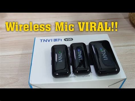 TNVI V3s Wireless Microphone VIRAL Review Jujur YouTube