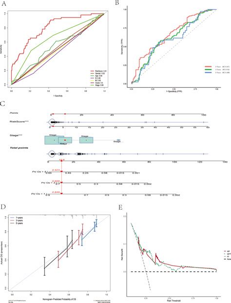 Nomogram Construction And Validation In TCGA LIHC Dataset A ROC