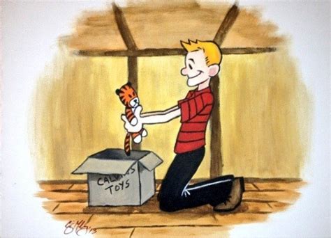 Grown-Up Calvin And Hobbes: Craig Mahoney's Painting Will Bring A Tear ...