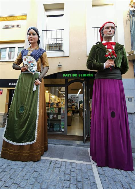 El Joan I La Marieta Dels Geganters De Sant Cugat Ja Fo