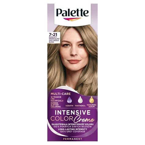 Palette Intensive Color Creme Farba do włosów popielaty średni blond 7