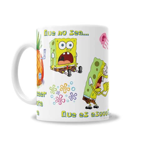 Tazas Bob Esponja Y Patricio Pintamos Toda La Casa Chiva Calenchu