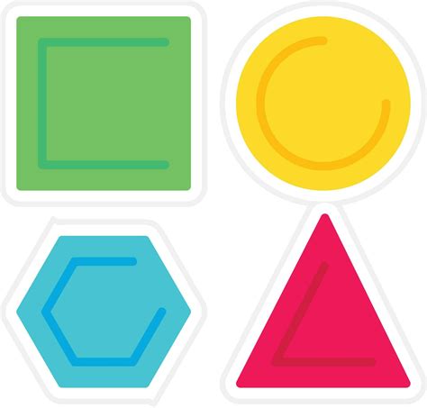 Geometric Shapes Vector Icon 33182996 Vector Art At Vecteezy