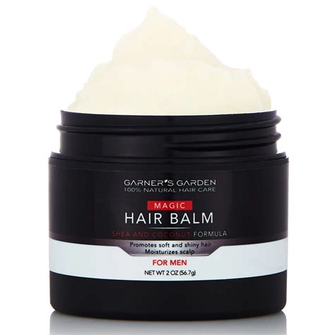 Mens Hair Balm Natural Hair Balm Garners Garden