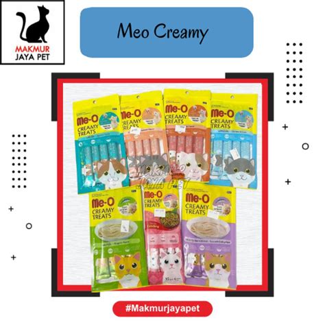 Jual Meo Creamy Treats Snack Cat Gr X Pcs Me O Snack Hewan Kucing