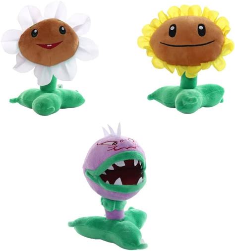 3pcs Pvz Plush Come With 50pcs Stickers Pvz Plush Stuffed Toy Zombie Plant Plush Toy Zombie