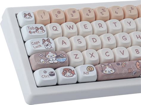 Sunzit Keycaps 143 tuşlu PBT klavye seti MOA profil boya süblimasyon