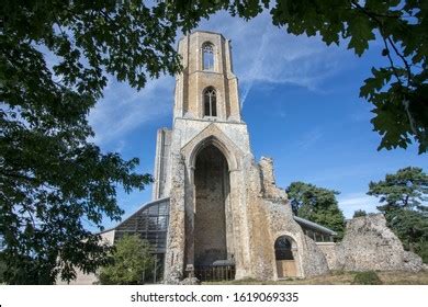 Wymondham Abbey Ancient Church Ruins Original Stock Photo (Edit Now ...