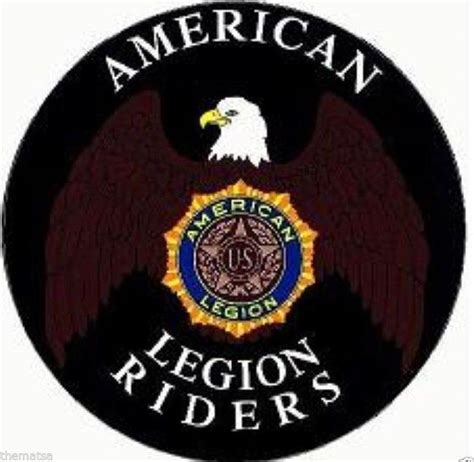 AMERICAN LEGION RIDERS HELMET TOOLBOX BUMPER STICKER DECAL MADE IN USA ...