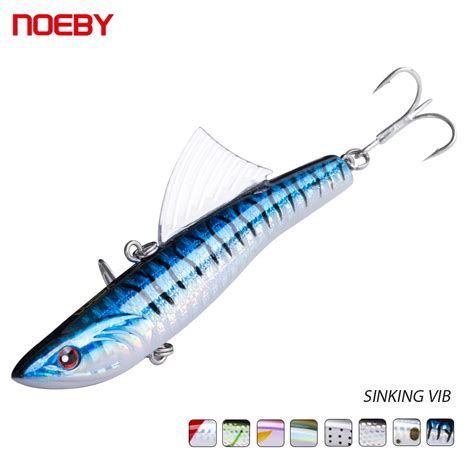 Noeby afundando isca de pesca vib 90mm 30g isca de pesca marítima