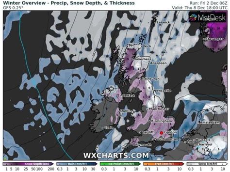 UK snow: Britain to be lashed this weekend before being blanketed in ...