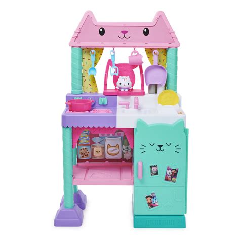 Gabbys Dollhouse Cakey Kitchen Set For Kids With Play Kitchen