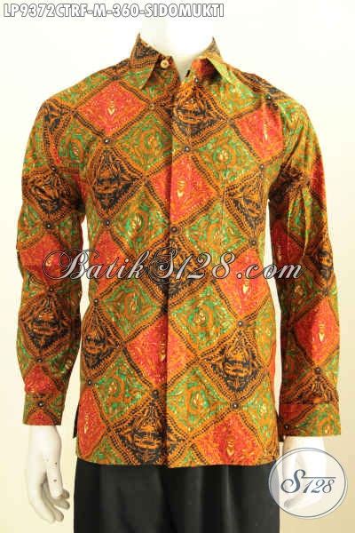 Hem Batik Klasik Motif Sidomukti Baju Batik Elegan Proses Cap Tulis