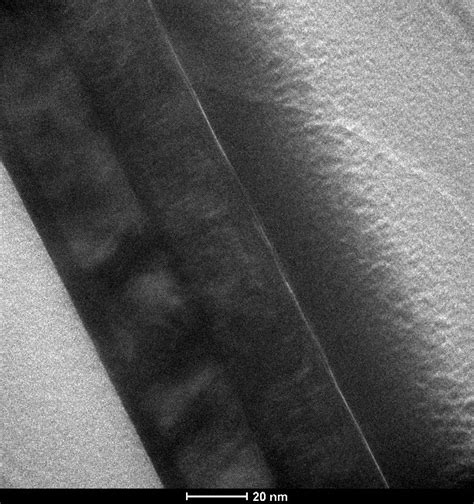 TEM Bright Field Image Of The Cross Section Of The MTJ Multilayer