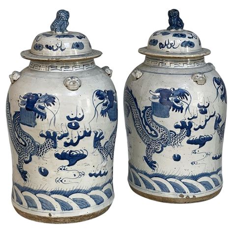 Ralph Lauren Blue And White Lidded Urn At Stdibs Ralph Lauren Blue