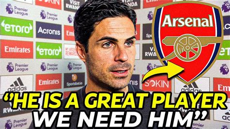 LEFT NOW ARTETA WANTS THIS GREAT PLAYER IN THE ARSENAL LOOK THIS