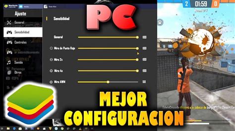 MI CONFIGURACIÓN PARA DAR TODO ROJO BLUESTACKS 4 270 SENSIBILIDAD