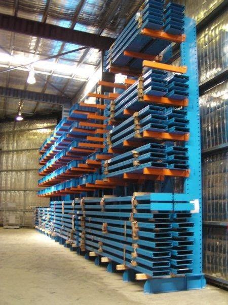 Heavy duty cantilever racking , high density selective racking system